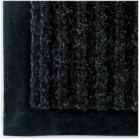 Коврик входной влаговпитывающий, ворсовый, ребристый OfficeClean, 90*120 см, серый (285743)