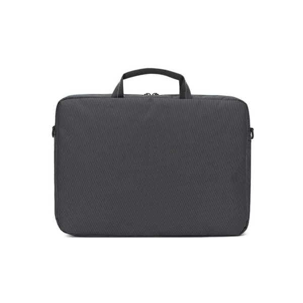 Сумка_для_ноутбука 15"-15.6" CONTINENT CC-201_GB серая_с_голубой_отстрочкой