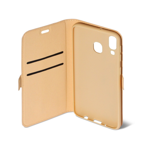 Чехол-книжка для Samsung Galaxy A40 DF sFlip-43 золотой