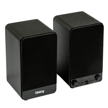 Актив.колонки 2.0 Dialog Jazz AJ-13 30Вт, Bluetooth, USB, дерево, microSD, Black