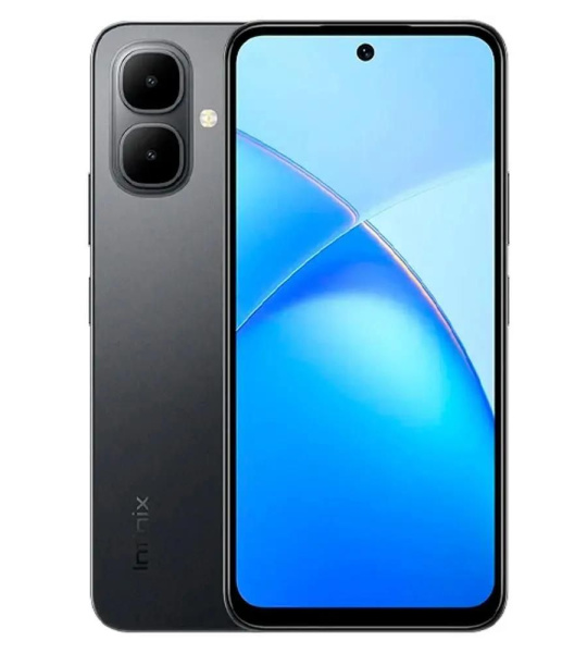 Смартфон INFINIX Smart 10 4Гб 128Гб Sleek Black 6.67", IPS, 1600*720, 2*1.8+6*1.6ГГц, 8Мп, 8Мп, 4G, NFC, 5000мАч, And 15 Go