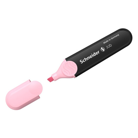 Маркер текстовыделитель SCHNEIDER "Job" пастельный розовый, 1-5мм 1529