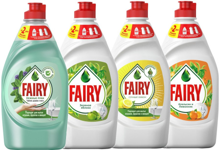 Средство для мытья посуды FAIRY, 450мл. ассорти