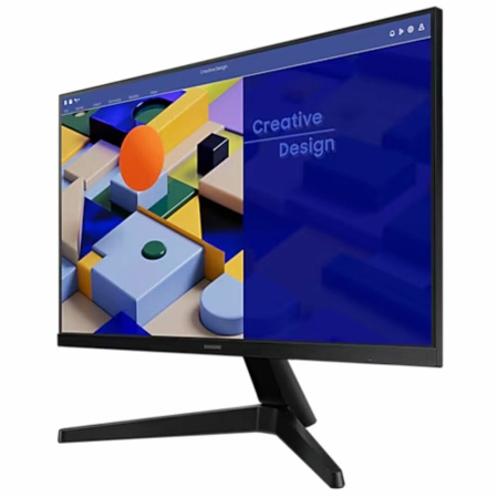 Монитор 23.8"/Samsung/S24C310EAI/Черный/1920x1080/IPS/75Hz/VGA/HDMI