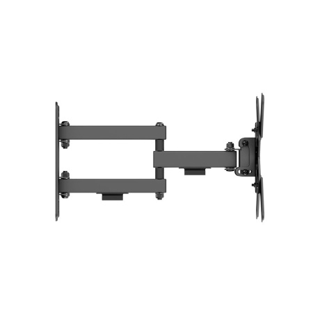 Кронштейн ITECHmount LCDN723 черный настенный,для тв,13-43",до 20кг,от стены 66-370мм,с функцией наклона ＋5°～-15°,поворота 90° вправо / 90° влево,вращ