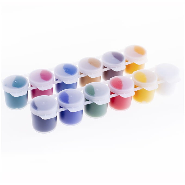 Гуашь 12цв. ЛУЧ "Классика" 20мл. блок-тара (21С 1376-08)