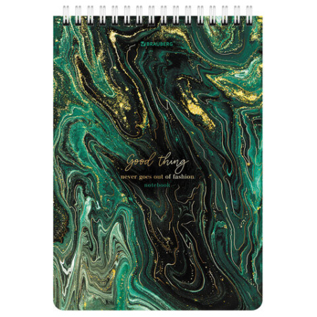 Блокнот BRAUBERG А5 80л. "Marble" (114386)