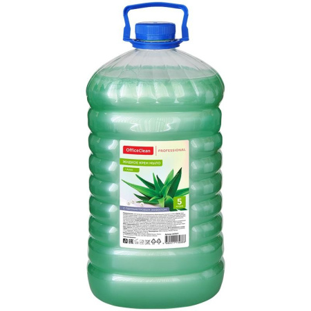 Мыло жидкое 5л. OfficeClean "Алоэ" перламутровое 247027/П