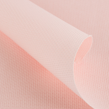 Канва K04 "Gamma" Aida №14 цв. 100% хлопок 30 х 40 см ± 2 см 1 шт св-розовый