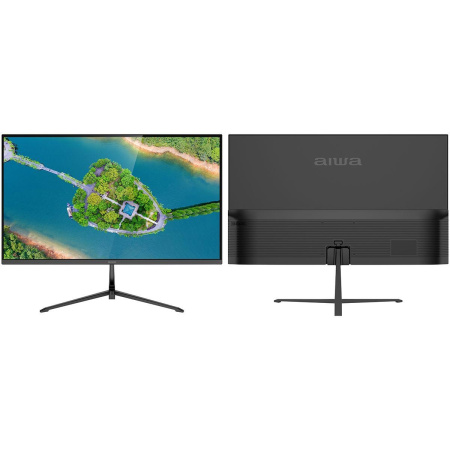 Монитор 23.8" AIWA MD2410  IPS, 1920x1080, 180Hz, 1ms, 300сd/m, 1000:1, HDR | 2xHDMI(2.0), DP(1.2) | ExPSU, Speakers, Vesa 75, Black