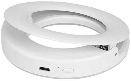 Световое LED кольцо для селфи с креплением на смартфоне DF LED-02 (white)