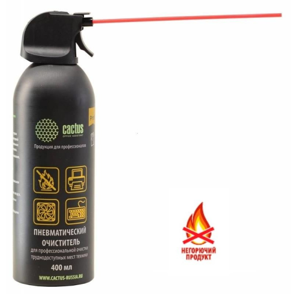 Баллон_со_сжатым_воздухом 400мл Cactus CSP-Air400AL (негорючий)