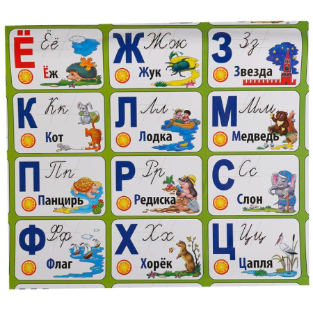 Плакат настенный Империя поздравлений "Английский алфавит", 440*600мм (02.845.00)