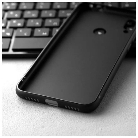 Накладка для Xiaomi Redmi Note 7 черная матовая INNOVATION
