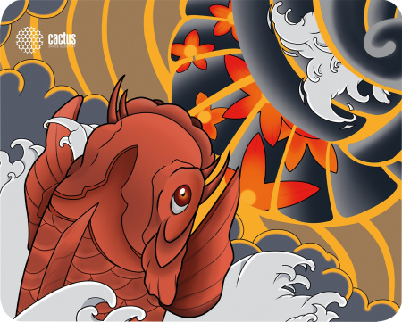 Игровой коврик Cactus CS-MP-PRO04XL Fish 400x300x3мм