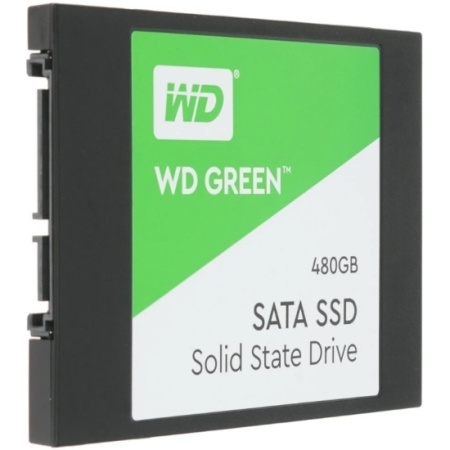 SSD-накопитель 480Гб WD Green [WDS480G3G0A](3D TLC,545/480Мб/c)