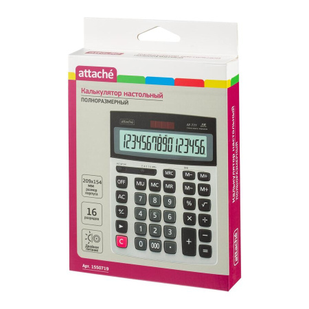 Калькулятор Attache AF-777 16 разр. (1550719)