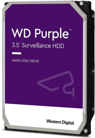 Жесткий диск HDD 4,0Tb WD WD43PURZ Purple,5400rpm,256Mb