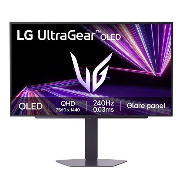 Монитор 26.5" LG 27GX704A-B   OLED, 2560x1440, 240Hz, 0,03ms, 800сd/m, 1.5M:1, HDR10 | 2xHDMI(2.1), DP(1.4), 2xUSB3.0 | HAS, Pivot, Swivel, ExPSU, Vesa 100, Black