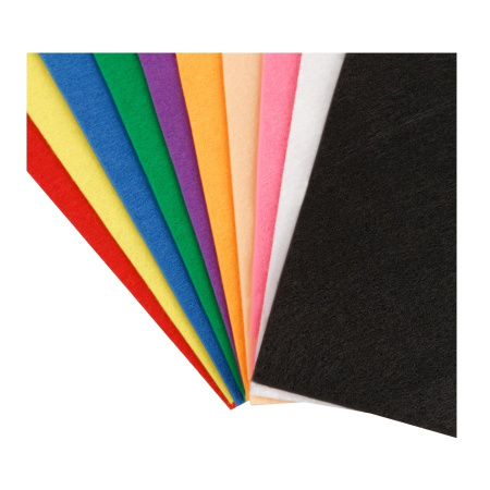 Фетр цветной А4 ArtSpace "Микс" 10л. 10цв., Фц10_38036