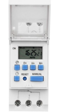 Реле времени (таймер) на Din-рейку THC15A, управление 220в, нагрузка до 30а, программируемый