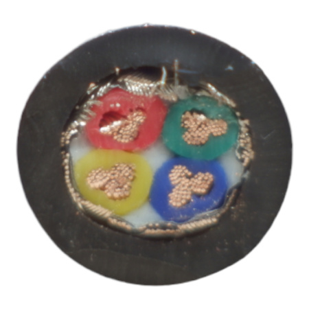 Кабель экранированный TRVVP  4х0.75мм2, метражом, гибкий для ЧПУ