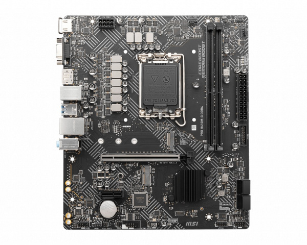 Мат.плата S1700 H610 MSI PRO H610M-G DDR4 (mATX,2DDR4,M.2,4SATA3,VGA,HDMI,PC3200)