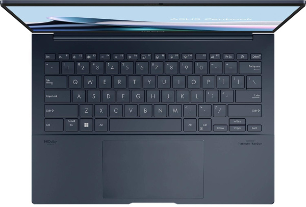 Ноутбук Asus Zenbook 14 UX3405CA-ST1350 Core Ultra 5 225H 16Gb SSD512Gb Intel Arc 130T 14" OLED 3K (2880x1800) без ОС blue WiFi BT Cam Bag (90NB14W1-M01ZM0)