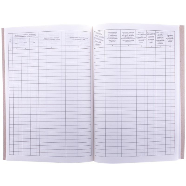 Книга учета движения трудовых книжек и вкладышей OfficeSpace 48л. K-UTK48_761