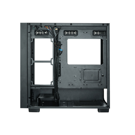 Корпус mATX Б_БП XASTRA A510M 4ARGB-UC Black (USB3.0,Audio,TG+Mesh,черный,PWM fans,4х120мм FC ARGB,Type-C)[A510M-4FC12A-UC]