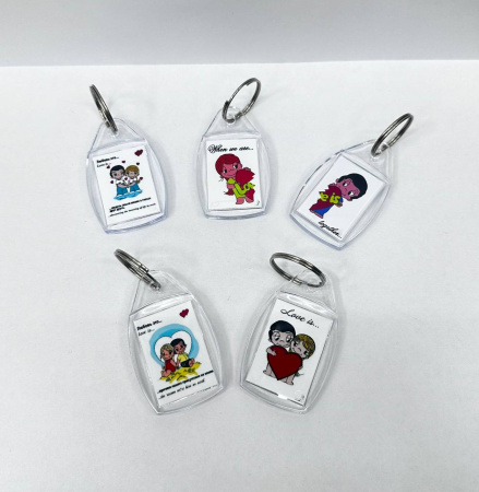 Брелок сувенирный в ассортименте 35х58