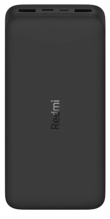 Аккумулятор внешний 20000_mAh Xiaomi Redmi Power Bank 18W Fast Charge (Black) QC3.0 VXN4304GL