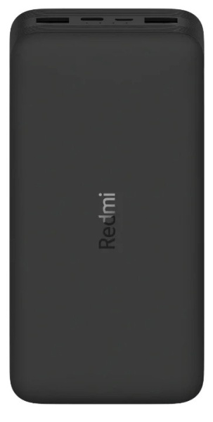 Аккумулятор внешний 20000_mAh Xiaomi Redmi Power Bank 18W Fast Charge (Black) QC3.0 VXN4304GL