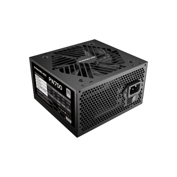 Блок питания 700Вт Powercase PW700 (APFC,120мм,2PCI-E,6SATA,80+)[PS-700W-DC]
