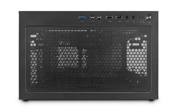 Корпус mATX Б_БП 1STPLAYER FIREBASE X3-M Black (USB, Audio, 4x120mm LED, черный)[X3-M-BK-4F1]