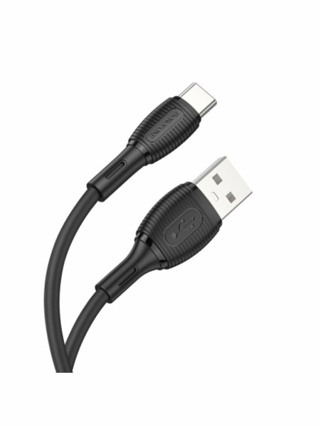 Кабель USB Type-C (m) - USB(m) BOROFONE BX86, 1м, 3.0A, черный