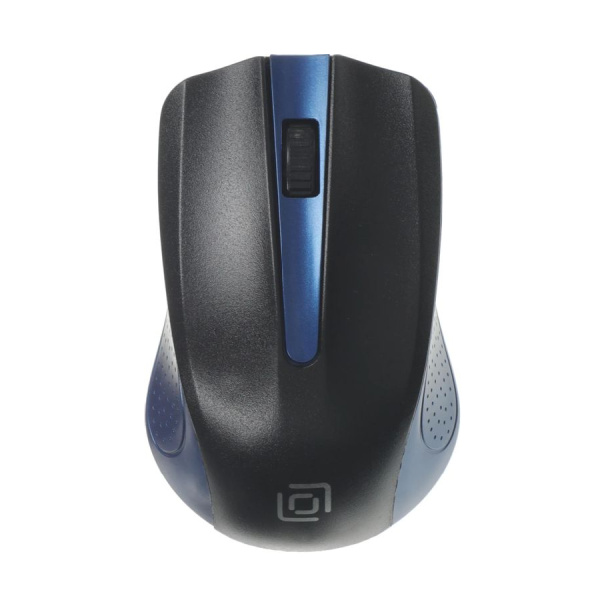 Мышь беспроводная Oklick 485MW оптическая, 1200dpi, радиус действия до 10м, Black/Blue