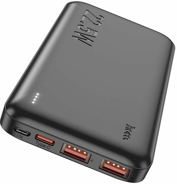 Аккумулятор внешний 10000_mAh HOCO J101 2USB3.0/PD20W (черный)