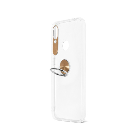 Накладка для Xiaomi Redmi Note 7/Note 7 Pro DF xiTRing-01 gold с кольцом-держателем