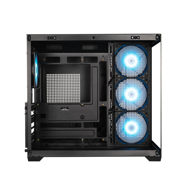 Корпус без блока питания/ Case PCCooler C3T700 ARGB BK, Midi-Tower, TG, 4x120mm ARGB, 1xUSB-A 3.0 + 1xUSB-A 2.0 + 1xUSB-C, ATX, mATX, mITX Black