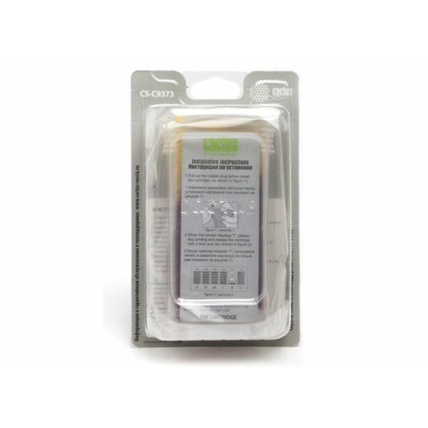 Картридж_струйный Cactus CS-C9373 №72 для HP DJ T610/T620/T770/T1100/T1100/T1120/T1200 Yellow