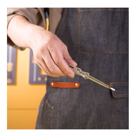 Индикаторная отвертка Deli DL8001, l=140мм, 100..500В