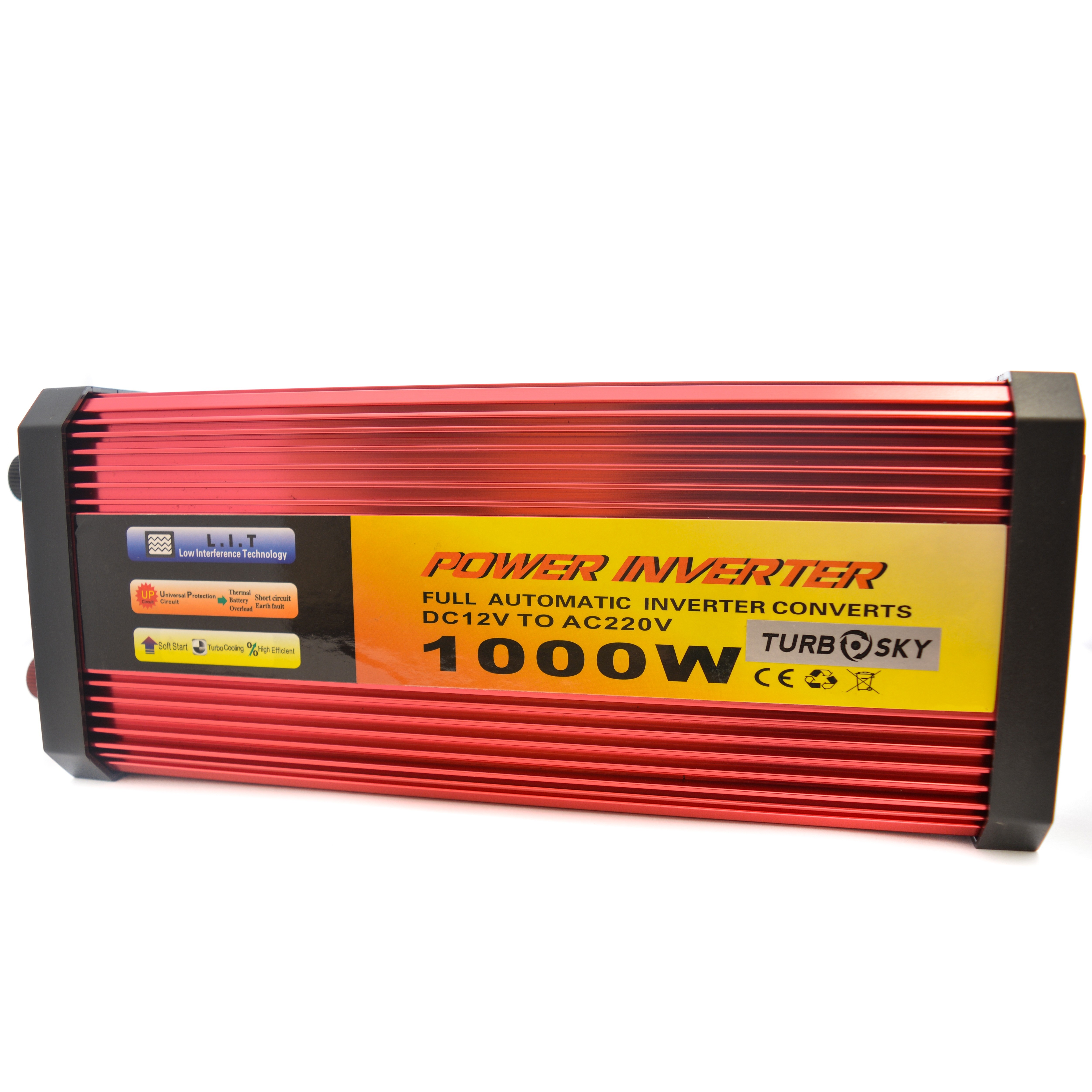 Автоинвертор Turbosky PI-1000 1000Вт, 12В, порт USB