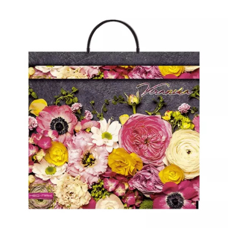 Пакет с пластиковой ручкой "Вероника" 37*34 80мкм 00776