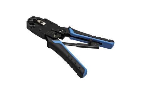 Инструмент для обжима разъемов ExeGate EX-T2008R RJ-45 RJ-11/12 с храповым механизмом (прямой ход обжимки) для круглого кабеля