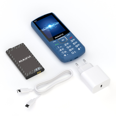 Сотовый Maxvi P33 Marengo 2sim/2.8"/320*240/microSD/0.3МП/Bt/4000мАч/моноблок
