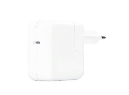 Зарядное_устройство - USB Type-C Apple Power Adapter 30W (for MacBook 12, MacBook Air) [MY1W2ZM/A]