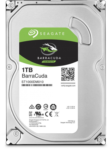 Жесткий диск/ RECERTIFIED HDD Seagate SATA3 1Tb Barracuda Guardian 7200 64Mb 1 year warranty RECERTIFIED