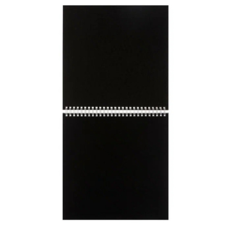 Скетчбук 40л. (20л. белый офсет 100г. + 20л.черный офсет 160г.), 240*240мм, Hatber Premium "Девушка 