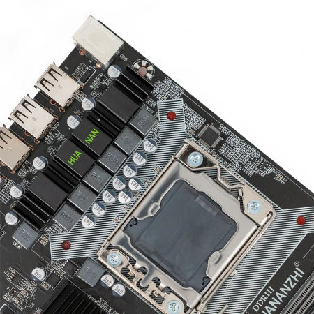 Распродажа! Мат.плата S1366 X58 Huananzhi (mATX,2DDR3,PCI-E,8USB2.0) (без комплекта)